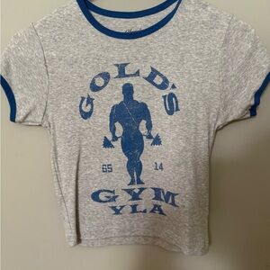 YoungLA Golds Gym Cropped Top